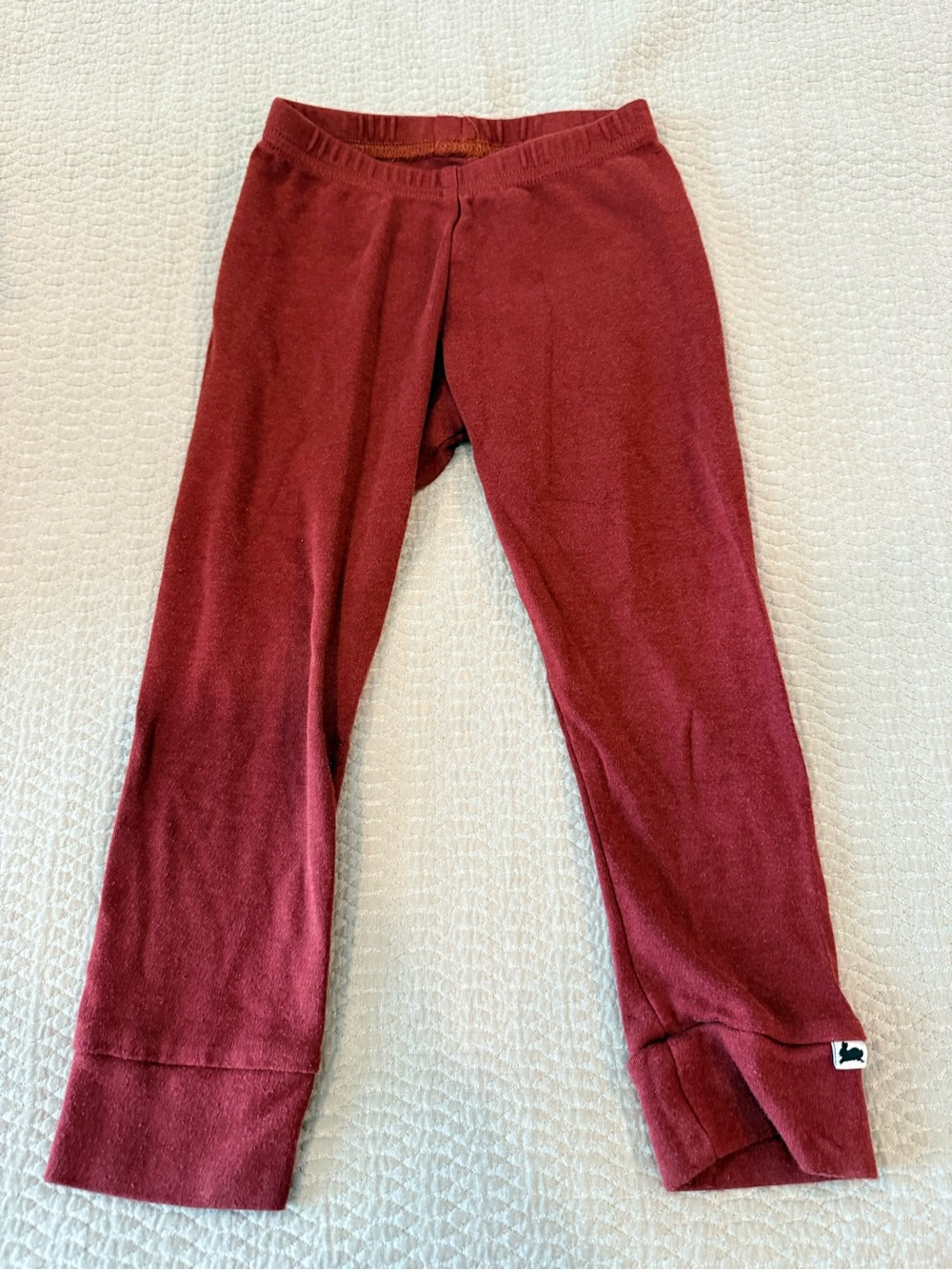 Tea Collection Deep Red Girls' Leggings